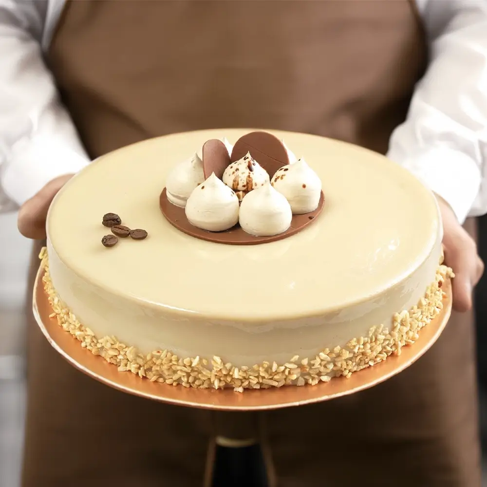 A 1 kg of affogato coffee cake