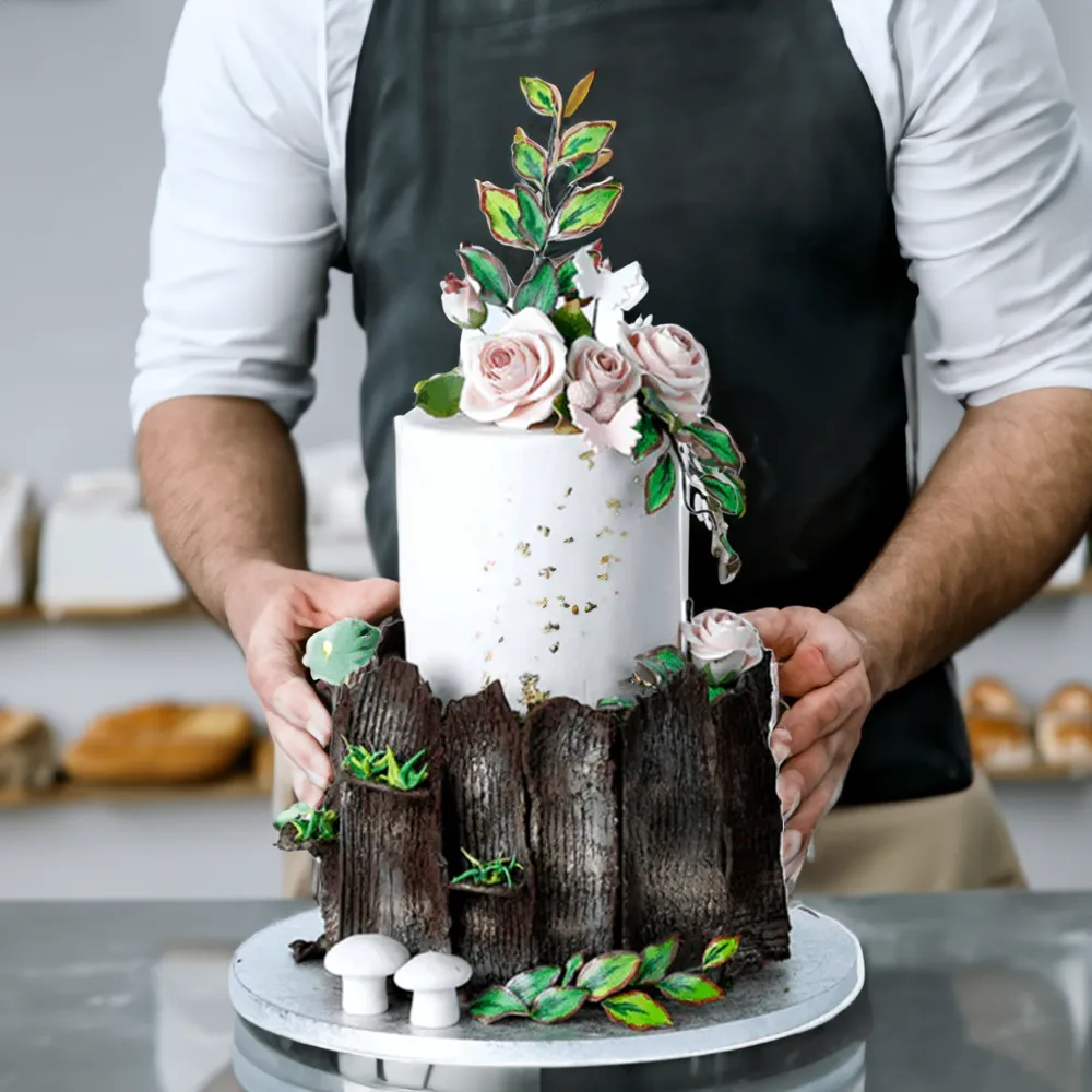 5kg Garden Flora Wedding Cake