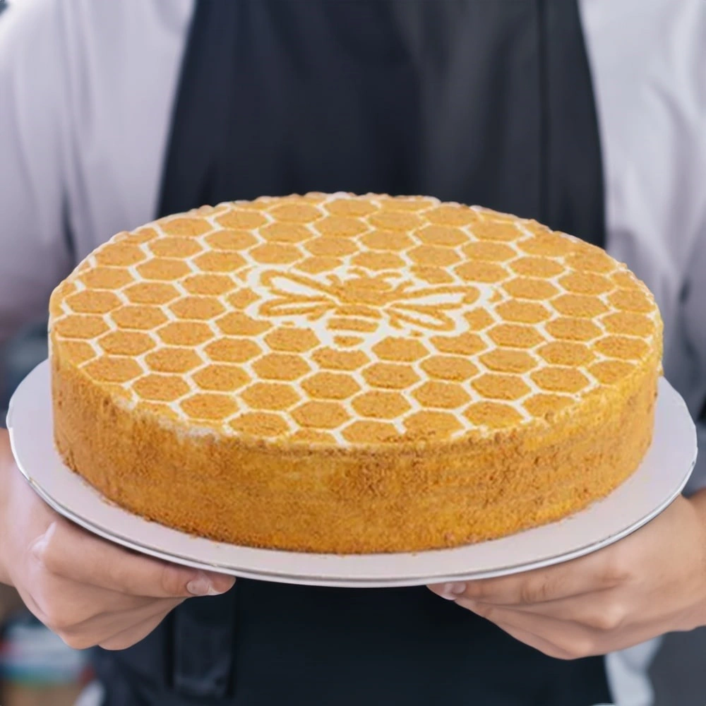 Eggless Honey Cake Eggless Honey Cake
