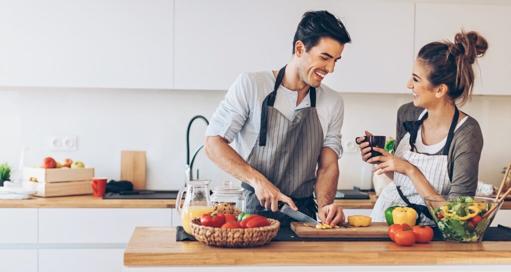 Cooking Date at home